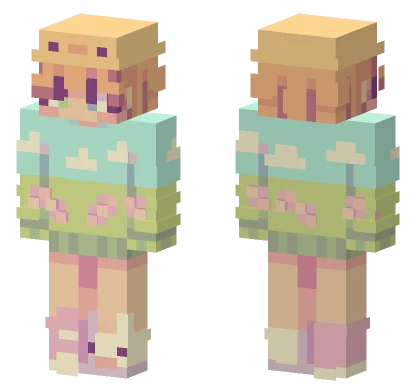 Paper Mache World RCE Minecraft skin