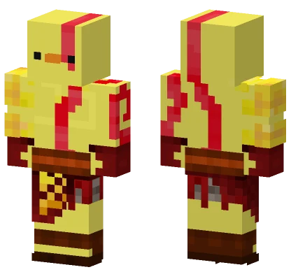 Papera Kratos Minecraft skin