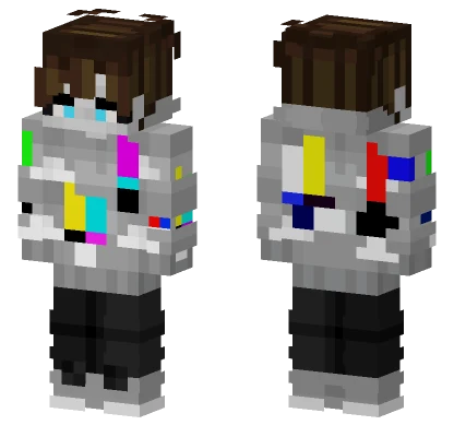 Parallel Smilez Minecraft skin