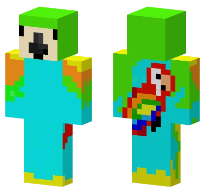 Parrot X2 Minecraft skin