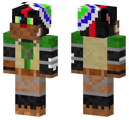 Party Badger Minecraft skin