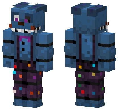 Partytime Bonnie V3 Minecraft skin