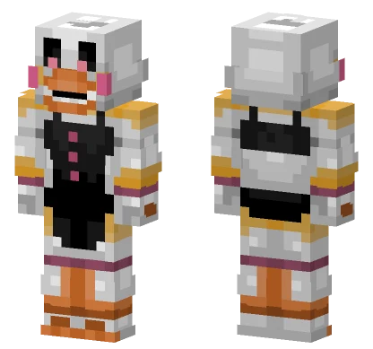 Partytime Chica Minecraft skin