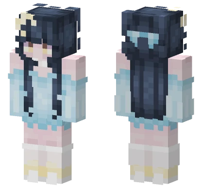 Pastel Blue Outfit Minecraft skin