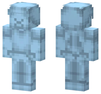 Pastel Blue Steve Minecraft skin