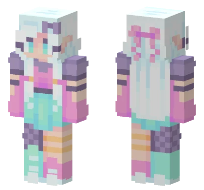Pastel Elf Girl Minecraft skin