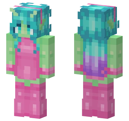 Pastel Fairy Girl Minecraft skin