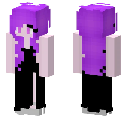 Pastel Girl New Years Minecraft skin