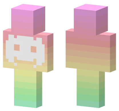 Pastel Gradient Outfit Minecraft skin