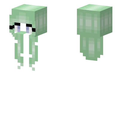 Pastel Green Hairbase Minecraft skin