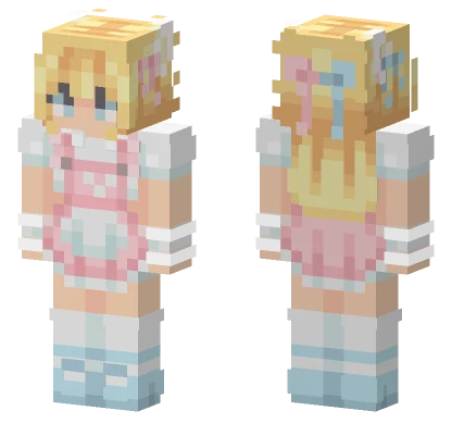 Pastel Kawaii Girl Minecraft skin