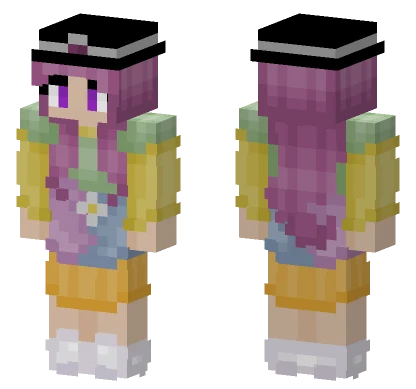 Pastel Magic Witch Minecraft skin