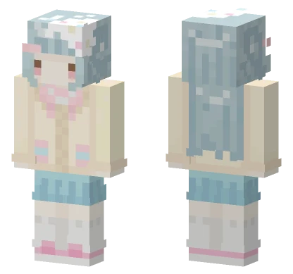 Pastel Maid Outfit Minecraft skin