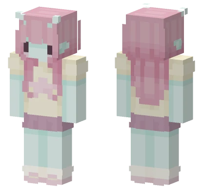 Pastel Princess Crown Minecraft skin