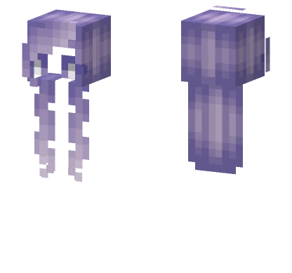 Pastel Purple Lavender Fade Hair Minecraft skin