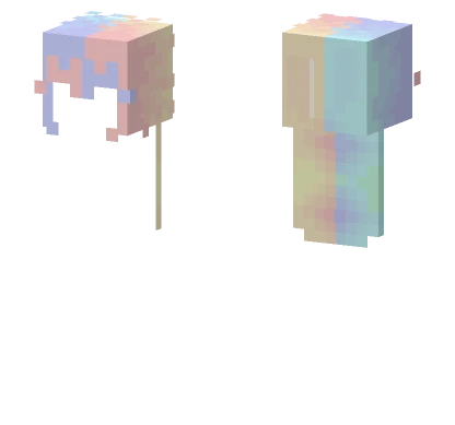 Pastel Rainbow HB Minecraft skin