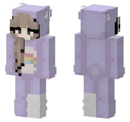 Pastel Rainbow Outfit Minecraft skin