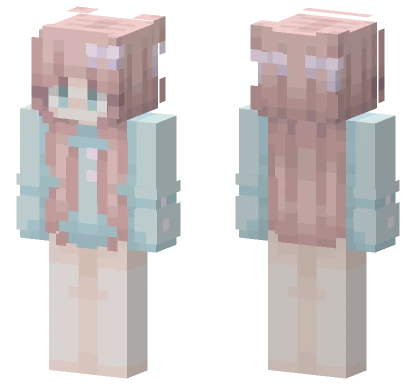 Pastel School Uniform Minecraft skin
