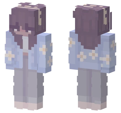 Pastel Starry Pajamas Minecraft skin