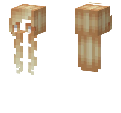 Pastel Sunrise Orange Yellow Fade Minecraft skin