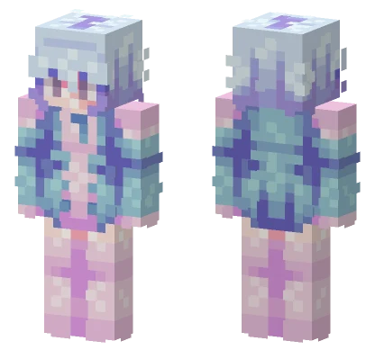 Pastel Winter Outfit Minecraft skin