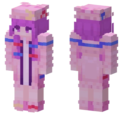 Patchouli Knowledge Touhou Project Minecraft skin