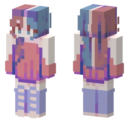 Patriotic Girl Minecraft skin