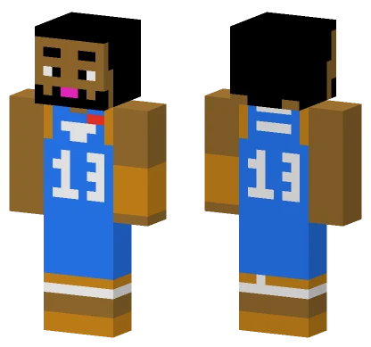 Paul George Jersey Minecraft skin