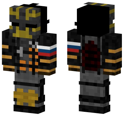 Payday 2 Russian Mercenary Minecraft skin