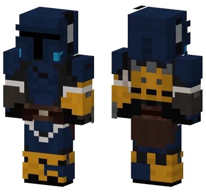 Paz Vizsla The Mandalorian Minecraft skin