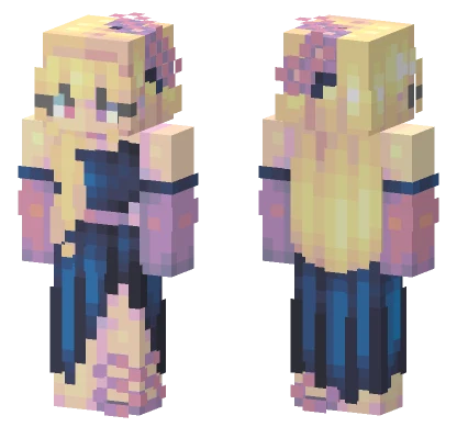 Peace Sign Girl Minecraft skin