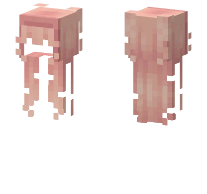 Peach Blonde Shaded Hair Base Minecraft skin
