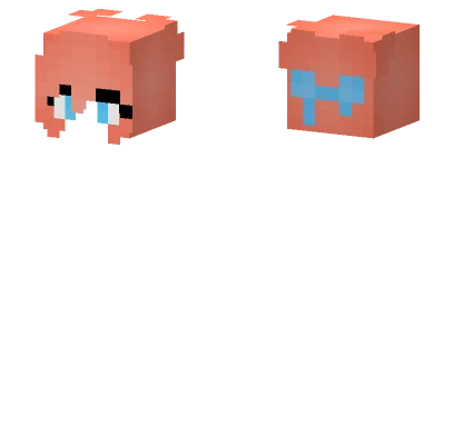 Peach Hair Base Female Minecraft skin