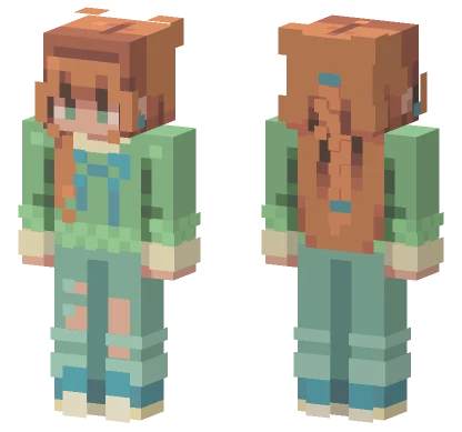 Peachums RCE Minecraft skin