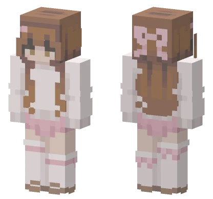 Peachy Girl Minecraft skin