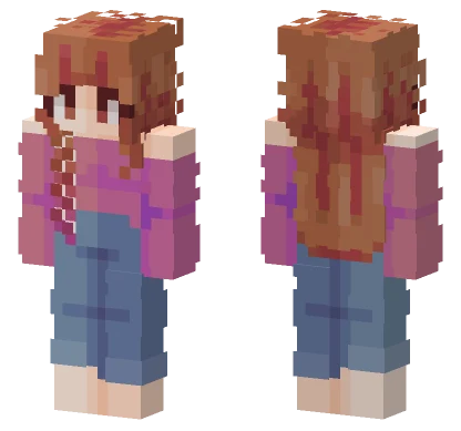 Peanut Butter Jelly Girl Minecraft skin