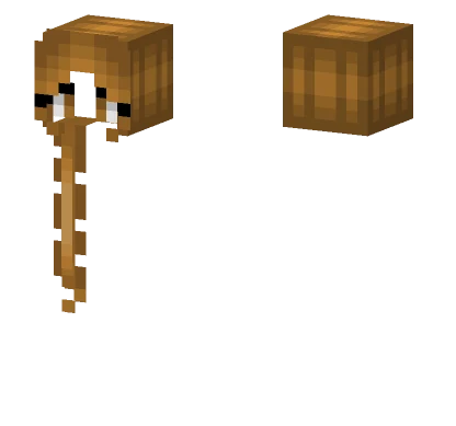 Peanut Butter Orange Braided Hair Minecraft skin
