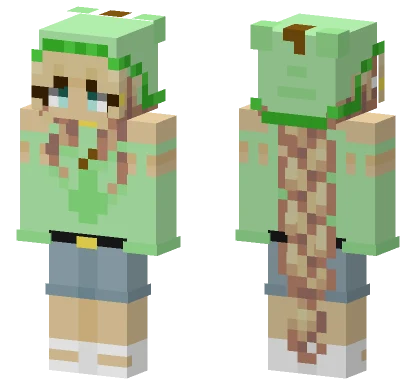 Pear Girl V 02 Minecraft skin
