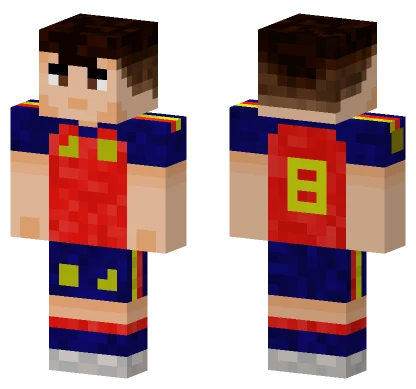 Pedri Mundial 2026 Minecraft skin
