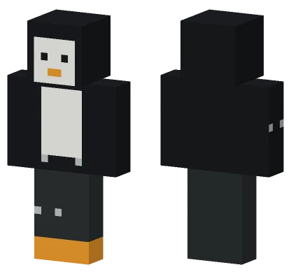 Penguin Hoodie Minecraft skin