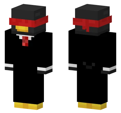 Penguin in Suit Minecraft skin