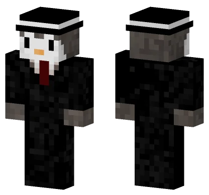 Penguin Mafia Minecraft skin