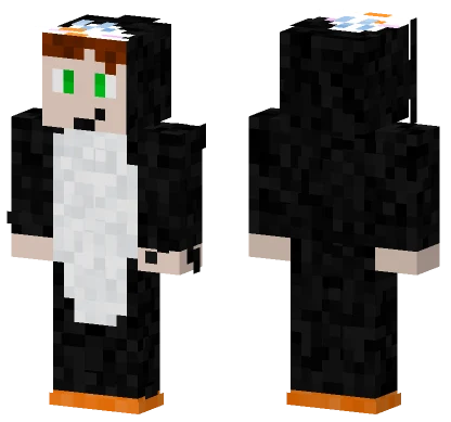 Penguin Onesie Boy Minecraft skin