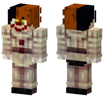 Pennywise Clown Skin Minecraft skin