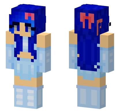 Periwinkle River Girl Minecraft skin