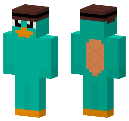 Perry The Platypus Minecraft skin