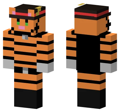 Petey the Cat Puss in Boots Minecraft skin