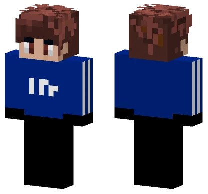 Pezquack Blue Outfit Minecraft skin