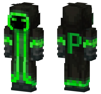 Phantomknpx Green Glow Minecraft skin