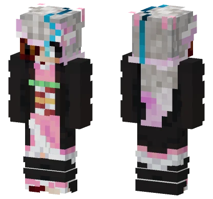 Phoenix Nezuko Minecraft skin